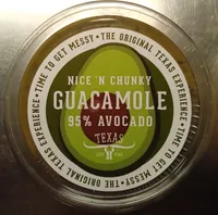 Texas Longhorn Nice 'n Chunky Guacamole 95 % avocado