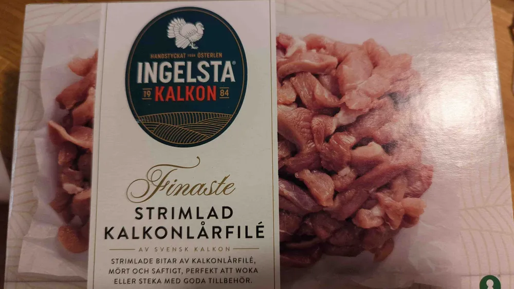 Strimlad Kalkonlårfilé