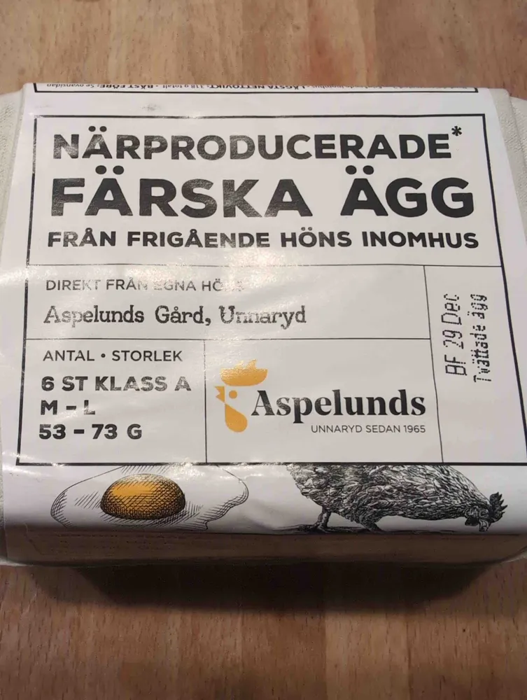 Försöka ägg, frigående innomhus