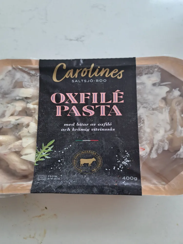 Oxfilé Pasta