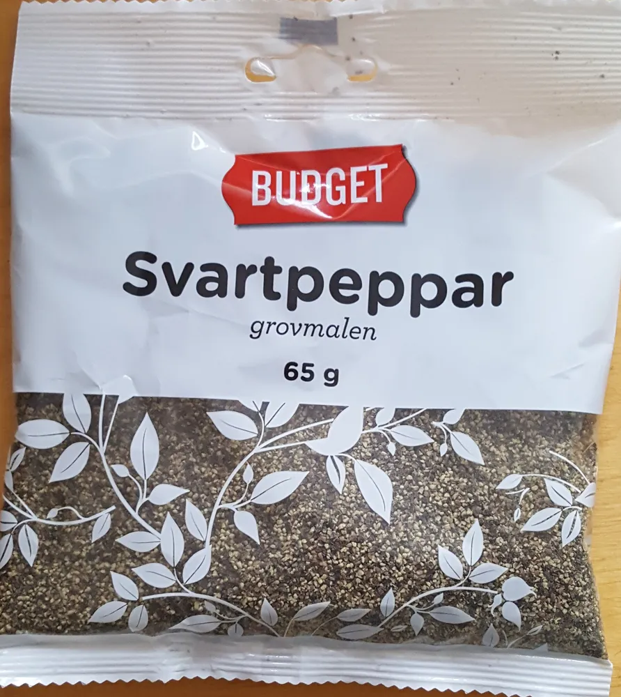Svartpeppar - grovmalen