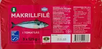 Makrillfilé I tomatsås