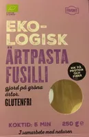Ekologisk ärtpasta fusilli