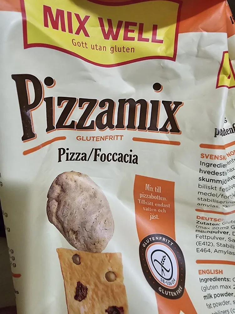 Pizzamix Glutenfri