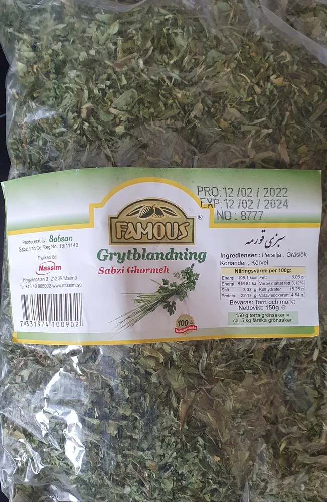 Sabzi Ghormeh