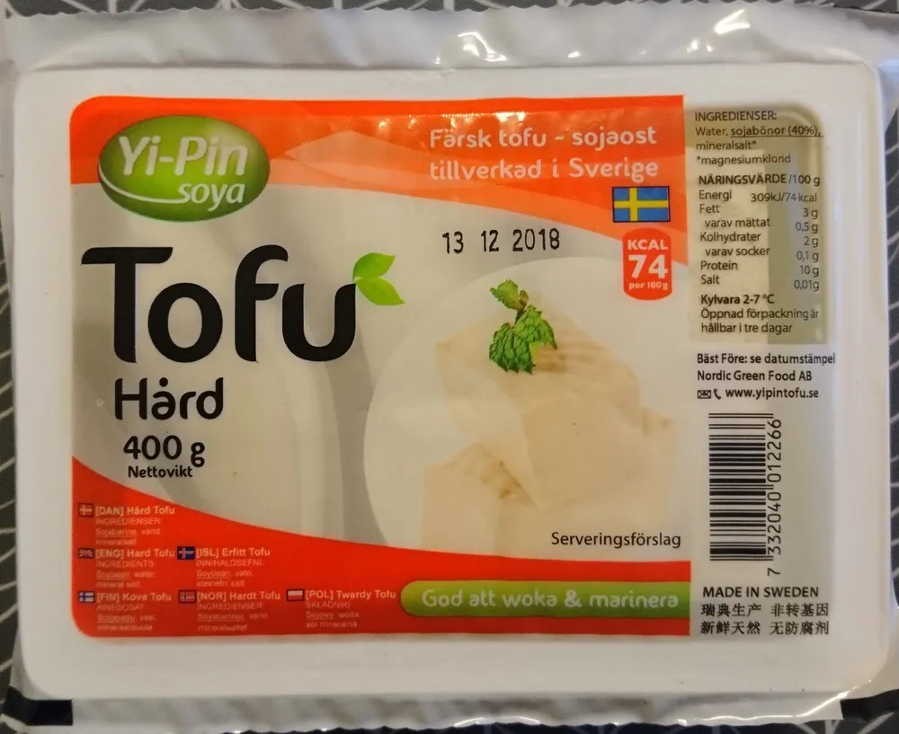 Tofu hård