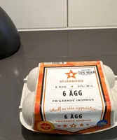 6 ägg frigående inomhus