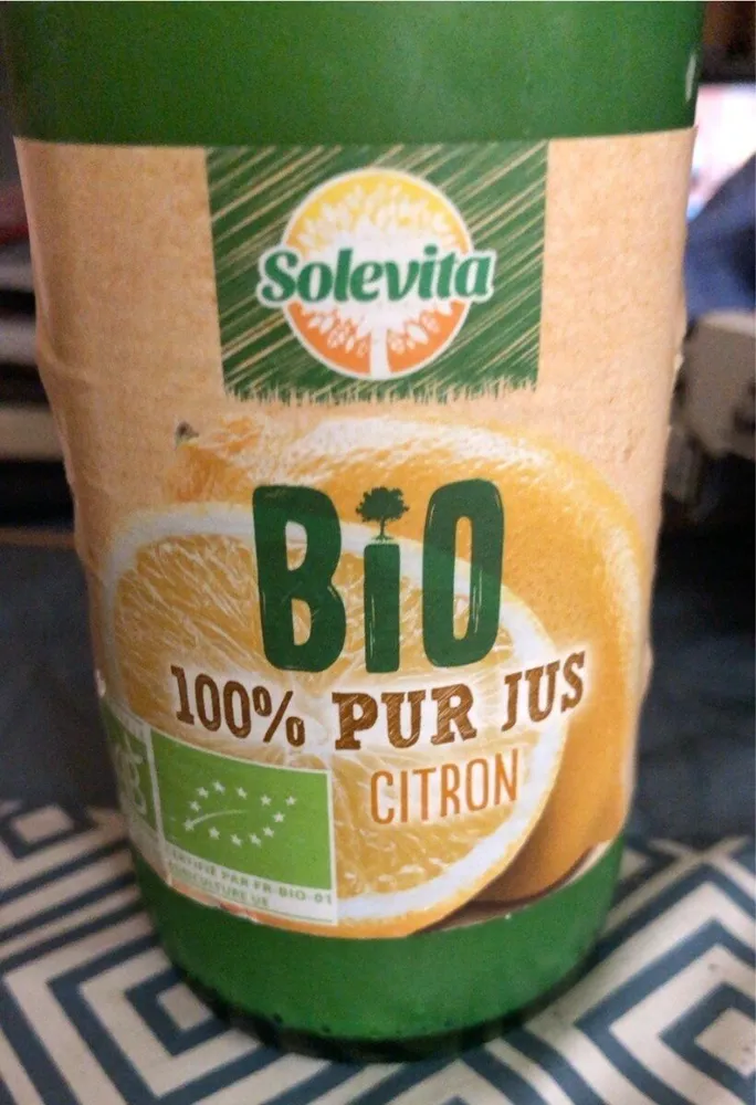 100% pur jus de citron Bio