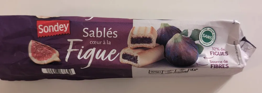 Sablés cœur à la figue