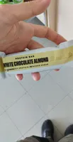 Protein bar white chocolate almond