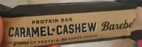 Protein bar caramel cashew