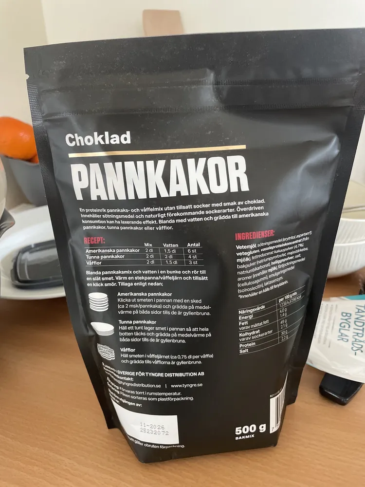 Choklad Pannkakor