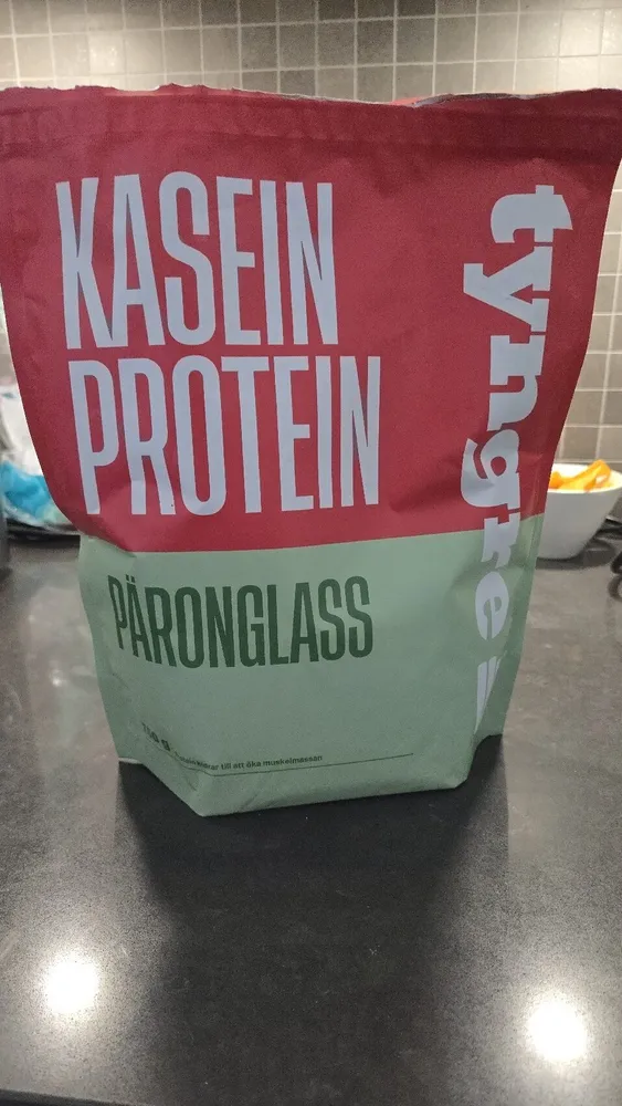 Kasein Protein Päronglass