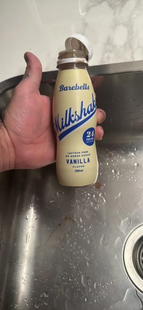 Barebells milk shake protein vanilla flavor