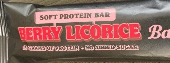 Soft protein bar Berry Licorice
