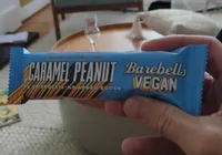 Vegan caramel peanut protein bar