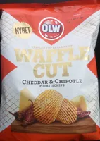 Waffle Cut Cheddar & Chipotle Potatischips