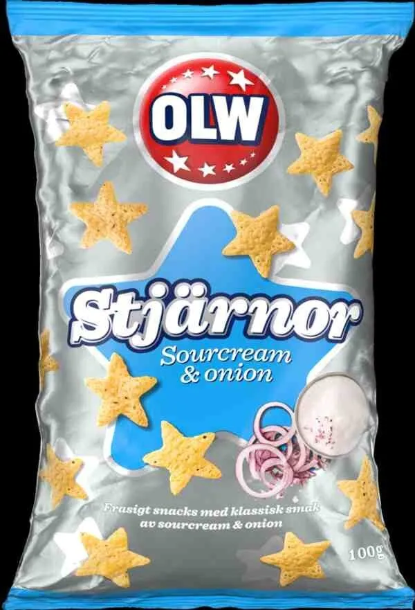 Stjärnor sourcream & onion
