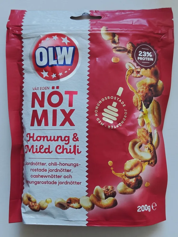 OLW Nöt Mix Honung & Mild Chili