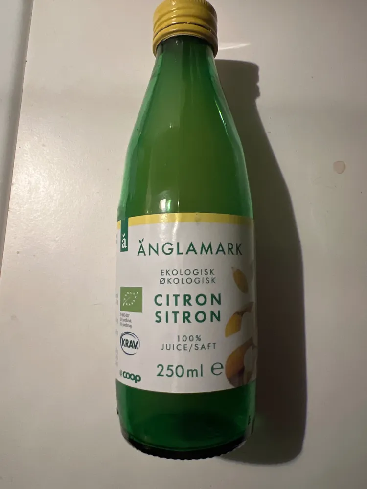 Ekologisk Citronsaft