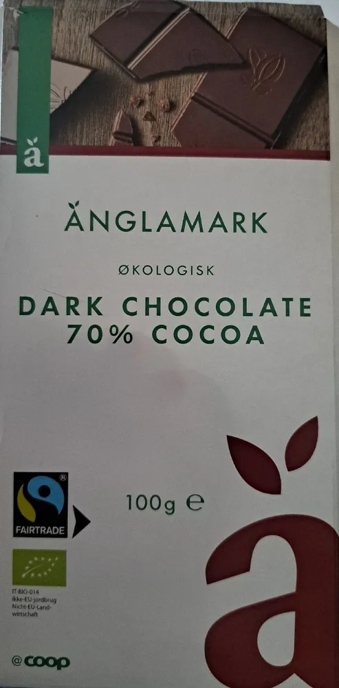 Dark chocolate 70%
