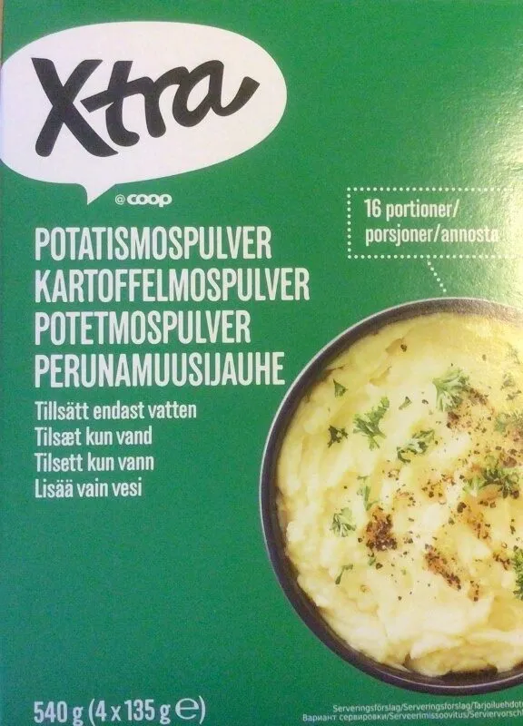 Potetmos pulver