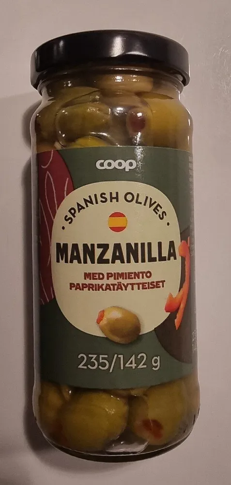Manzanilla Spanish Olives with Pimiento