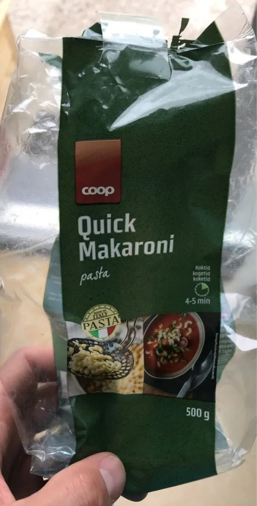 Macaroni cuisson rapide