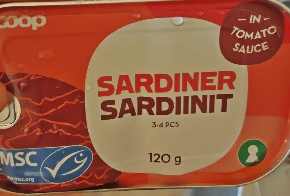 Sardiner Sardiinit in Tomato Sauce