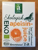 Ekologisk apelsinjuice
