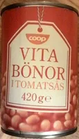 Coop Vita bönor i tomatsås