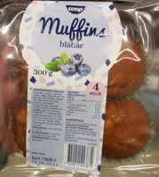 Muffins Blåbär