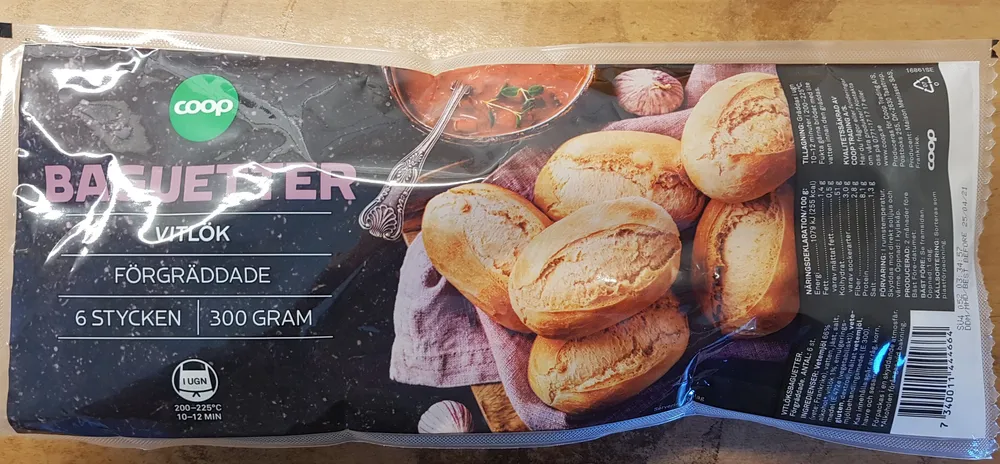 Baguetter vitlök