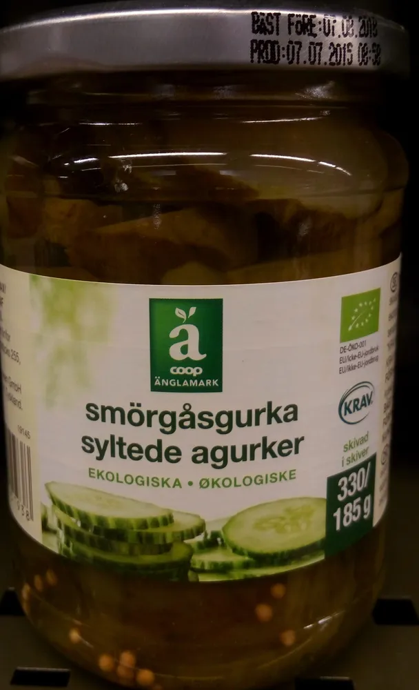 Smörgåsgurka syltede agurker