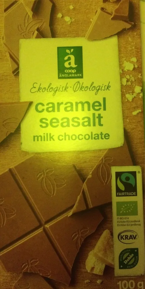 Caramel seasalt milk chocolate