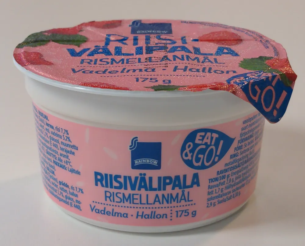 Riisivälipala vadelma