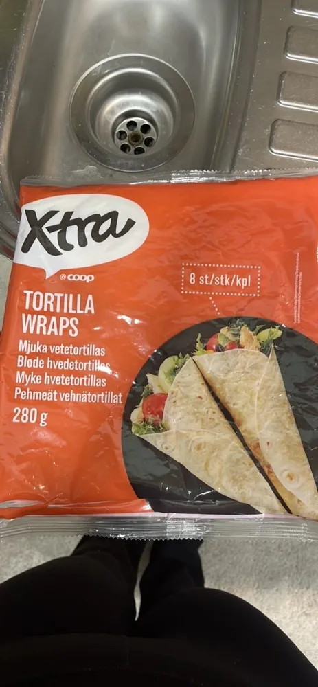 Mjuka vetetortillas