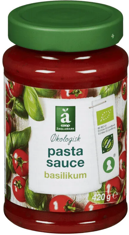 Änglamark Pasta Saus Basilikum 420g
