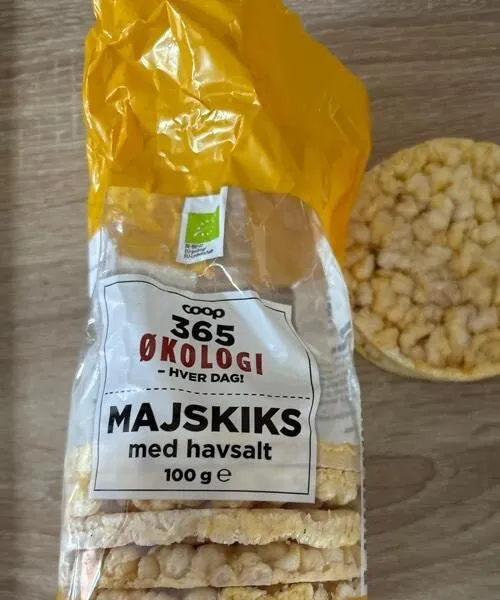 Majskiks med havsalt