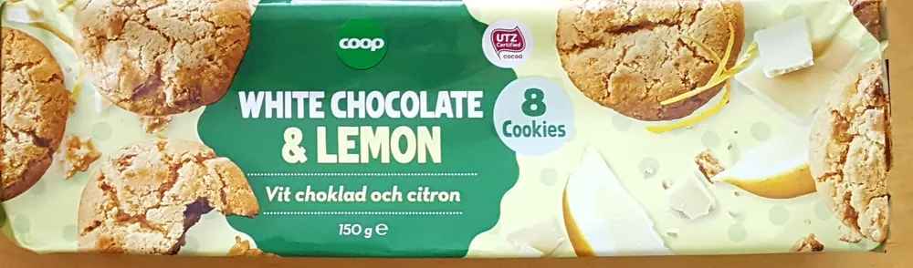 Cookies white chocolate & lemon