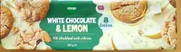 Cookies white chocolate & lemon