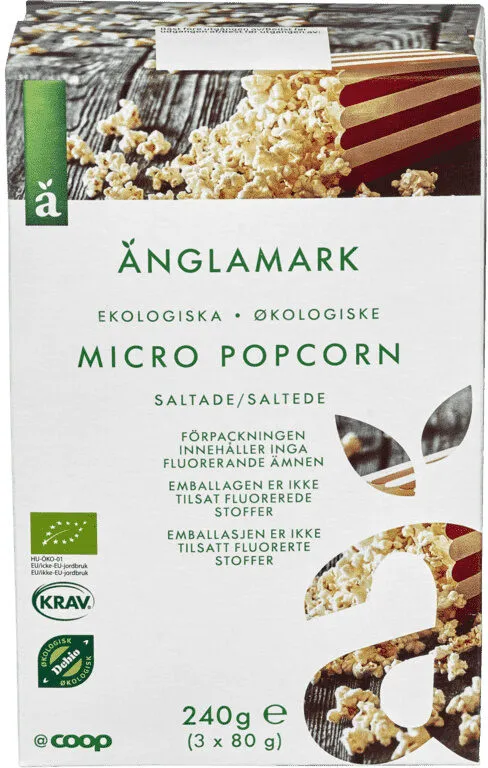 Änglamark Mikropopcorn 3pk