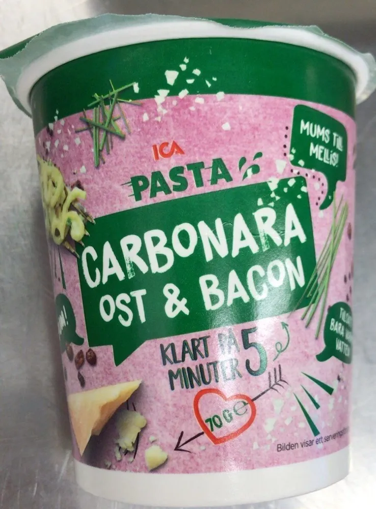 Carbonara ost & bacon