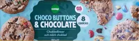 Choco Buttons & Chocolate Cookies