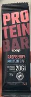 Proteinbar med bringebær