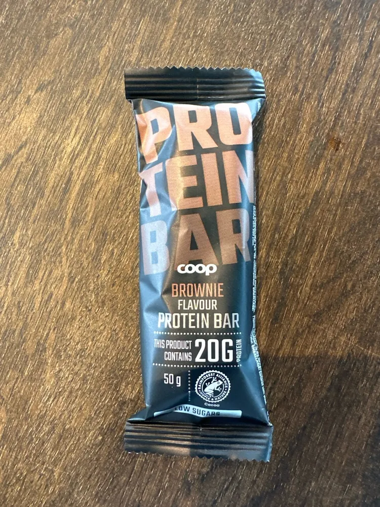 Proteinbar med Brownie-smak