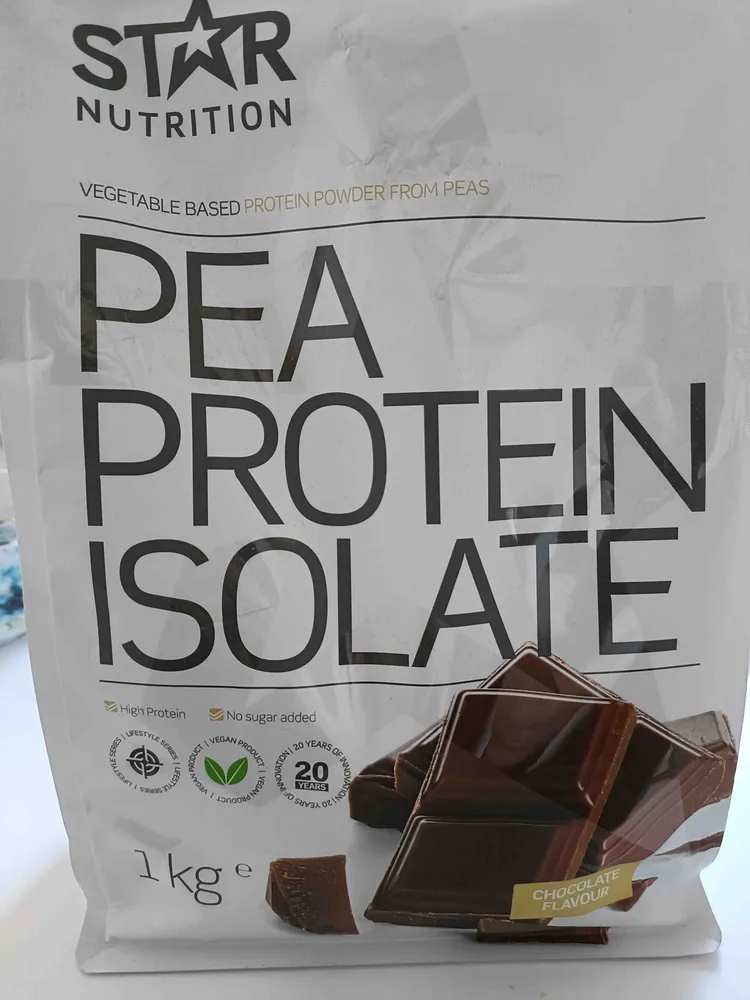 Pea protein, chocolate flavour