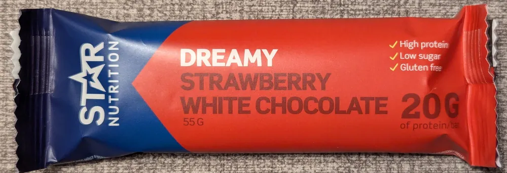 Protein Bar (Dreamy Strawberry White Chocolate)