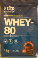 Whey-80 Chocolate Less Sweet