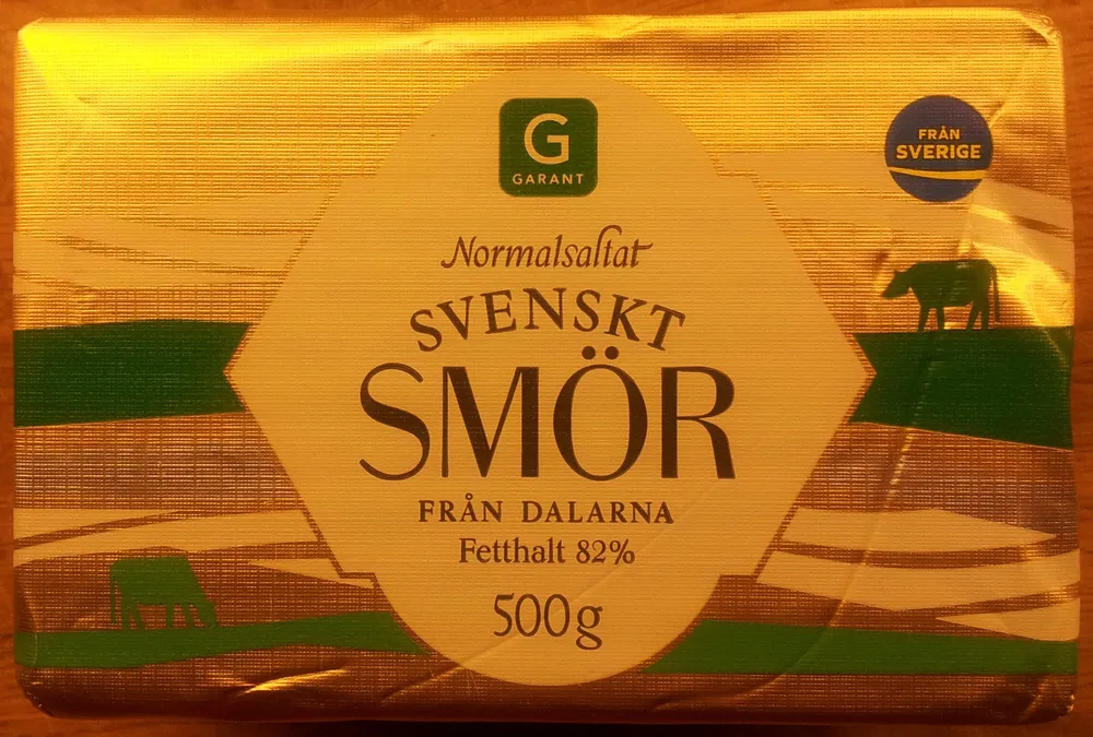 Garant Normalsaltat svenskt smör från Dalarna